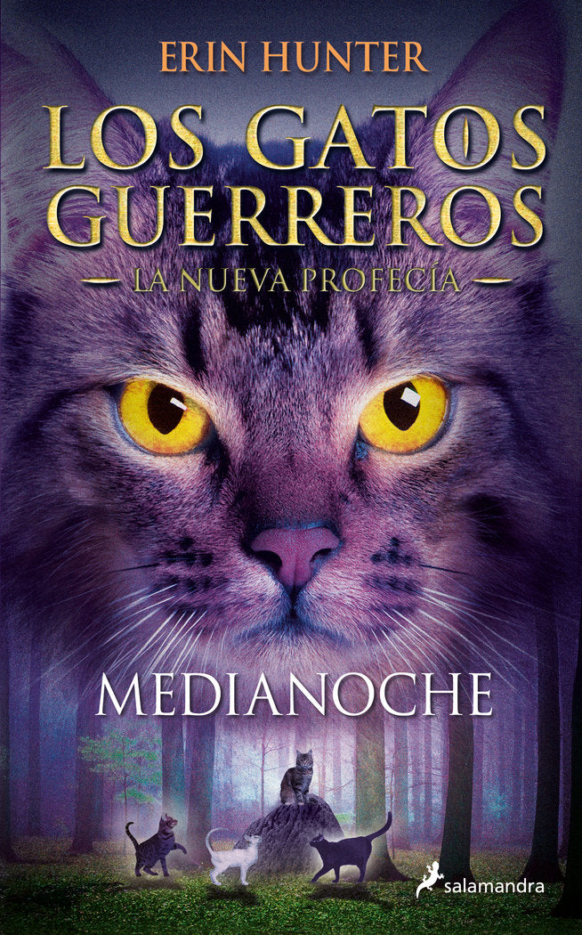 Medianoche (Los Gatos Guerreros, de HUNTER ERIN | portada del libro