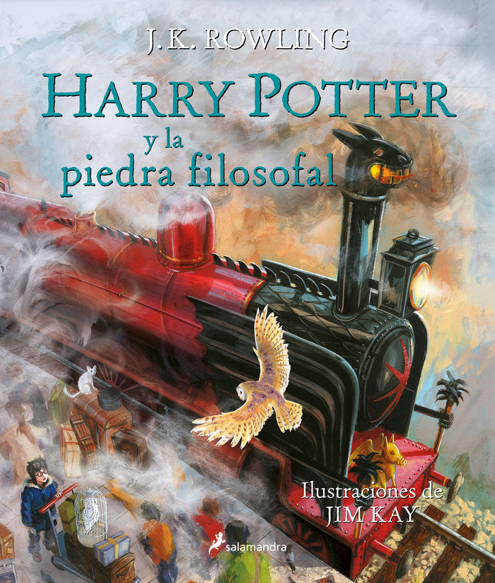 Harry Potter y la piedra filosofal (Harry Potter [edición ilustrada] 1), de Rowling, J.K. | portada del libro