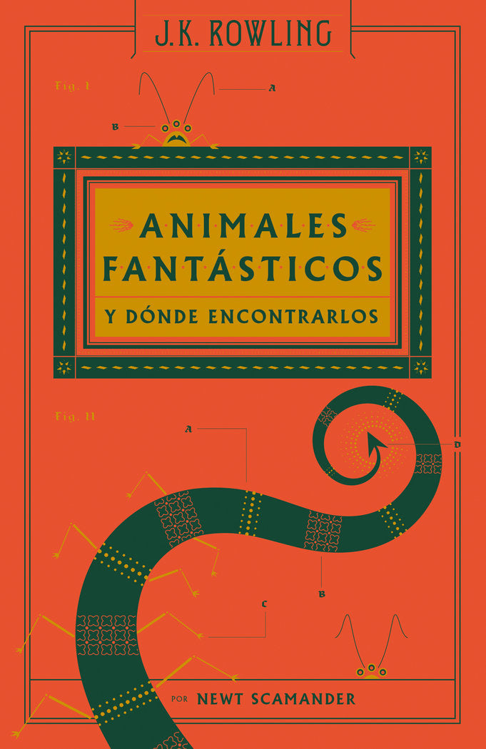 Animales fantásticos y dónde encontrarlos (Un libro de la biblioteca de Hogwarts), de Rowling, J.K. | portada del libro
