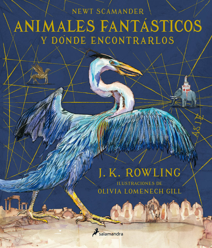 Animales fantásticos y dónde encontrarlos (Un libro de la biblioteca de Hogwarts [edición ilustrada], de Rowling, J.K. | port