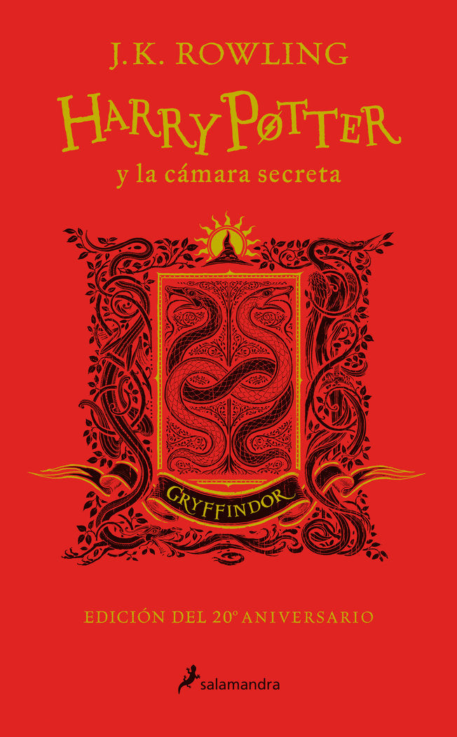 Harry Potter y la cámara secreta (edición Gryffindor del 20º aniversario) (Harry Potter 2), de Rowling, J.K. | portada del li