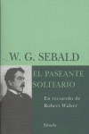 El paseante solitario, de SEBALD | portada del libro