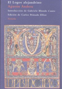 El Logos alejandrino, de Andreu, Agustín | portada del libro