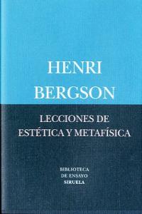 Lecciones de estética y metafísica, de Bergson | portada del libro