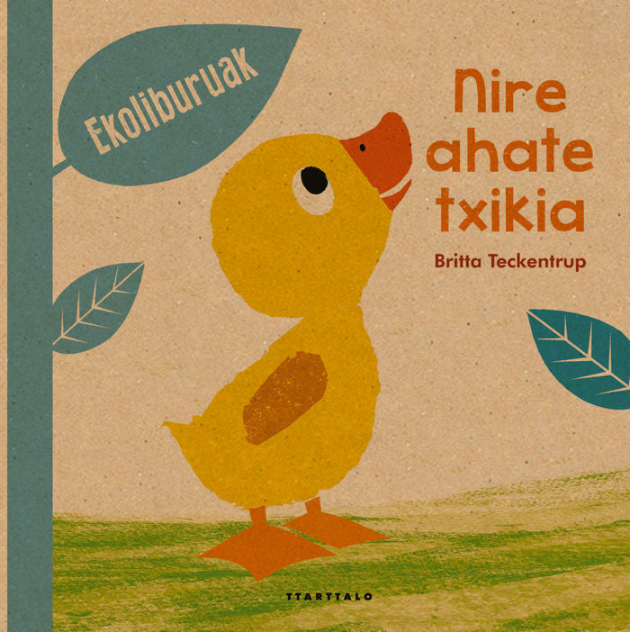 Nire ahate txikia, de Teckentrup, Britta | portada del libro