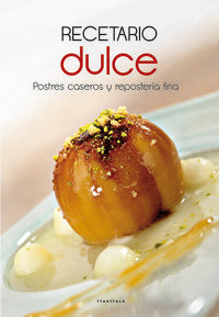 Recetario dulce, de Varios | portada del libro