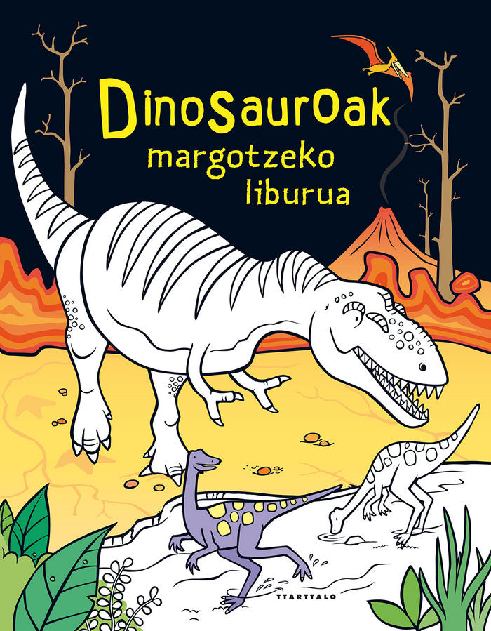 Dinosauroak margotzeko liburua, de Whatmore, Candice | portada del libro
