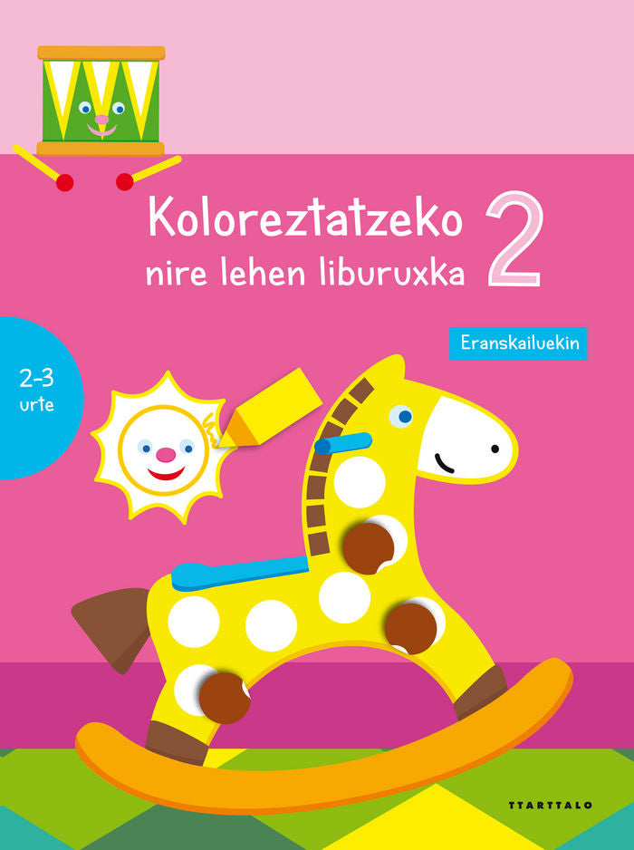 Koloreztatzeko nire lehen liburuxka 2, de Ballon | portada del libro