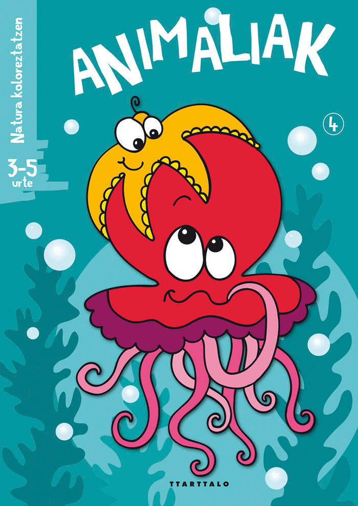 Animaliak 4, de Hemma | portada del libro