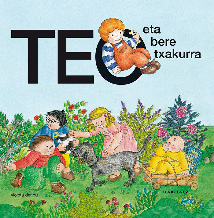 Teo eta bere txakurra, de Violeta Denou | portada del libro