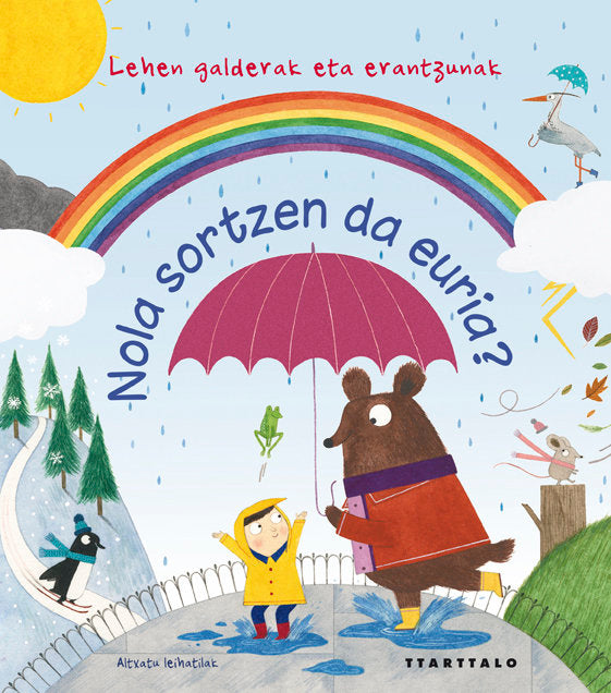 Nola sortzen da euria ?, de Daynes, Katie | portada del libro