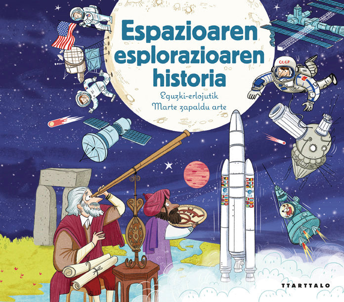 Espazioaren esplorazioaren historia, de Lesu, Stephanie | portada del libro