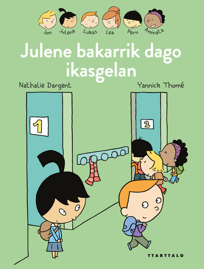 Julene bakarrik dago ikasgelan, de Dargent, Nathalie | portada del libro