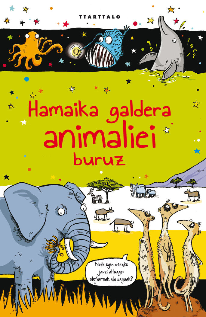 Hamaika galdera animaliei buruz, de Tudhope, Simon | portada del libro