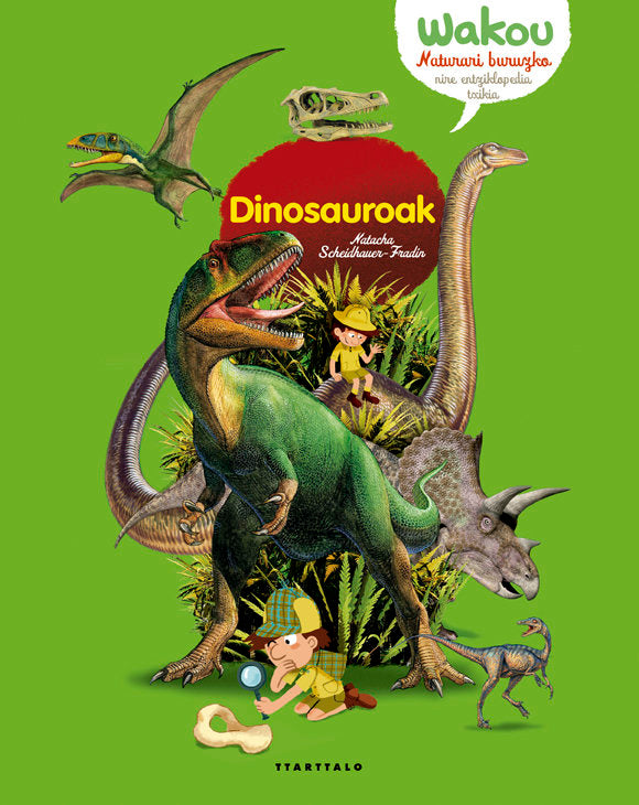 Dinosauroak, de Scheidhauer-Fradin, Natacha | portada del libro