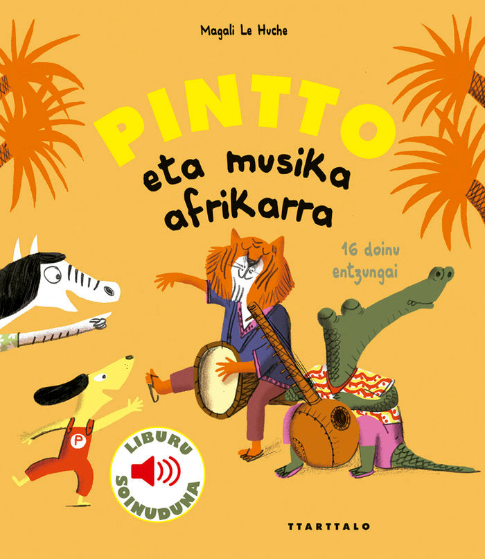 Pintto eta musika afrikarra, de Le Huche | portada del libro