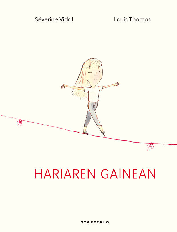 Hariaren gainean, de Vidal, Severine | portada del libro