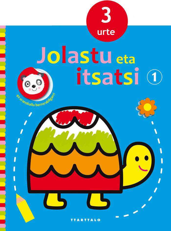 Jolastu eta itsatsi 1 | portada del libro