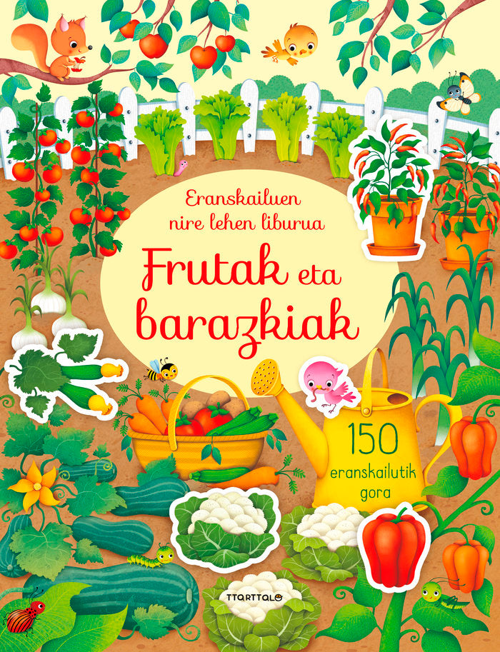 Frutak eta barazkiak, de Watson, Hannah | portada del libro