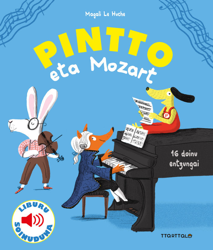 Pintto eta Mozart, de Le Huche, Magali | portada del libro