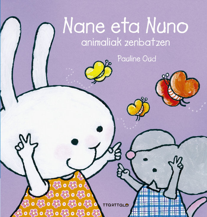 Nane eta Nuno. Animaliak zenbatzen, de Oud, Pauline | portada del libro