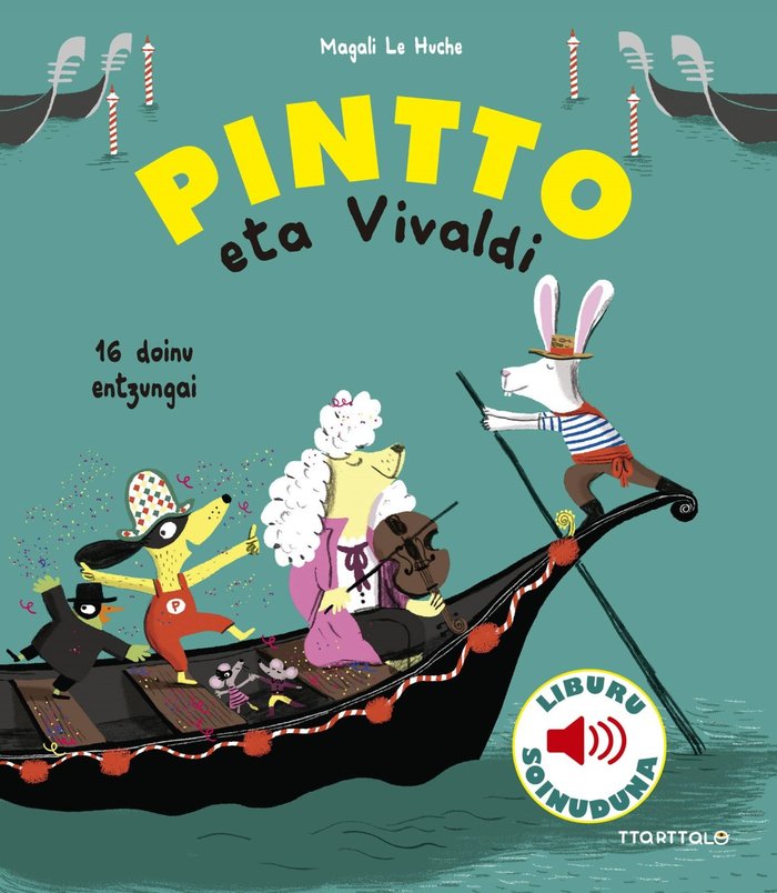 Pintto eta Vivaldi, de Le Huche, Magali | portada del libro