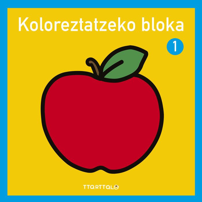 Koloreztatzeko bloka 1. Sagarra, de Ballon media SA | portada del libro