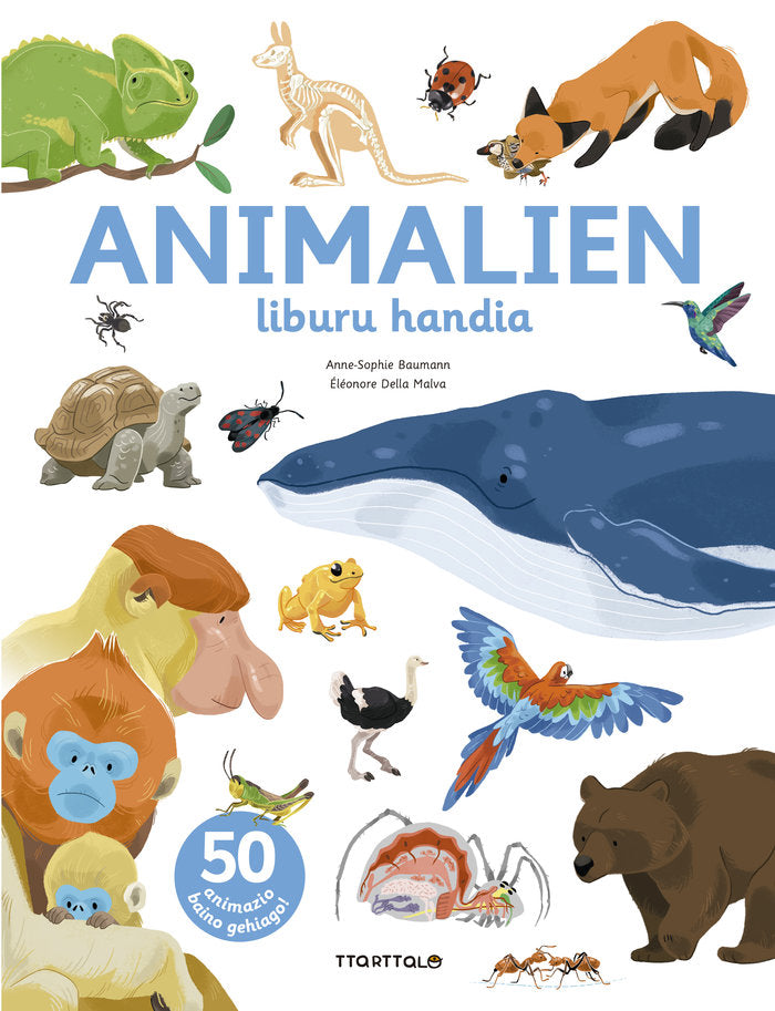 Animalien liburu handia, de BAUMANN, ANNE-SOPHIE | portada del libro
