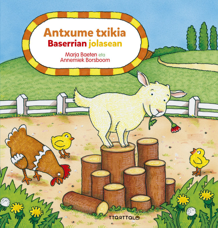 Antxume txikia baserrian jolasean, de BAETEN, MARJA | portada del libro