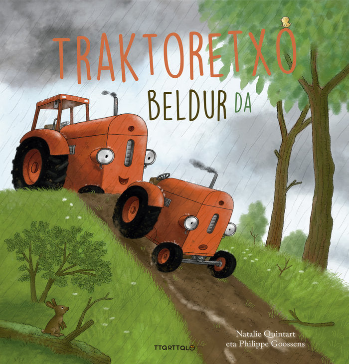 Traktoretxo beldur da, de NATALIE QUINTART | portada del libro