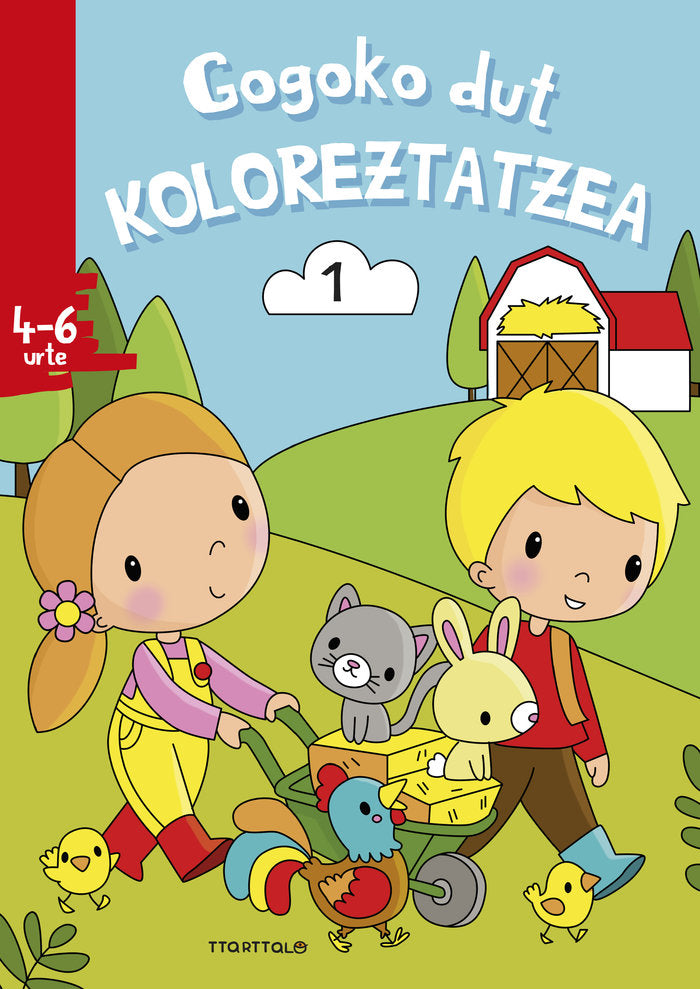 Gogoko dut koloreztatzea 1, de HEMMA | portada del libro