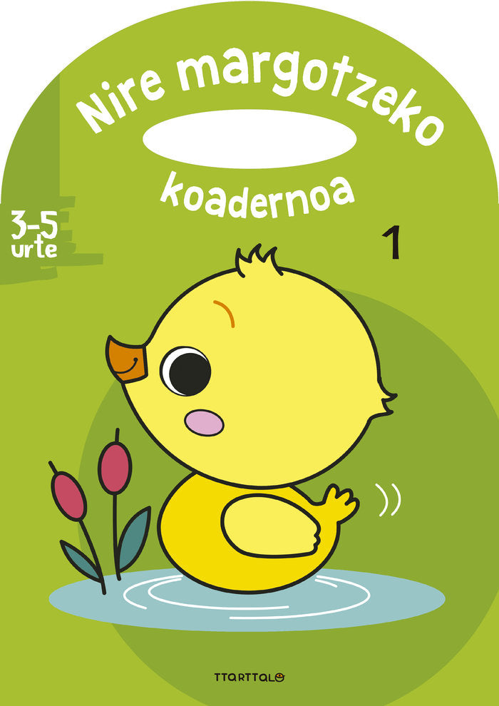 Nire margotzeko koadernoa 1, de HEMMA | portada del libro