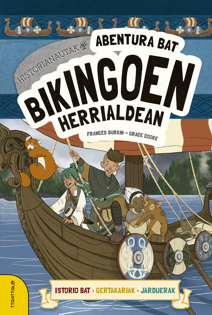 Abentura bat Bikingoen herrialdean, de DURKIN, FRANCES | portada del libro