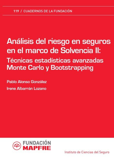Analisis del riesgo en seguros, de ALONSO GONZALEZ | portada del libro