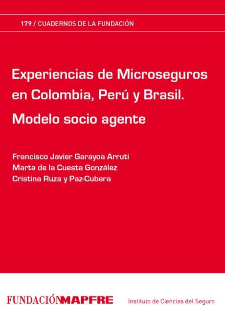 Experiencia de microseguros en Colombia, Perú y Brasil, de Garayoa Arruti | portada del libro