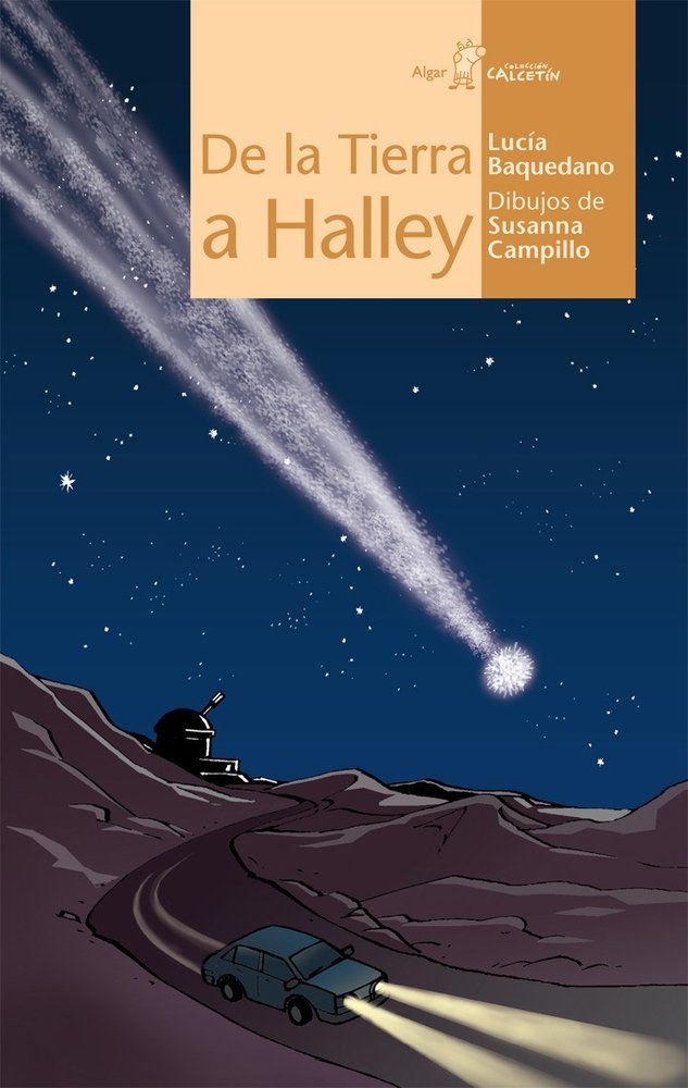 De la tierra a Halley, de Lucía Baquedano | portada del libro