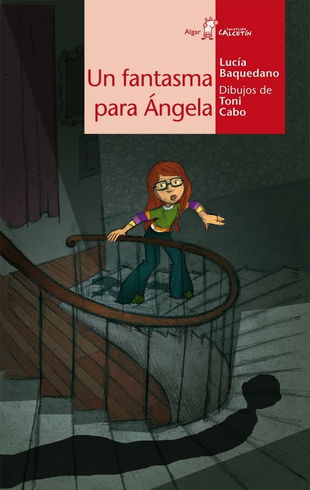 Un fantasma para Ángela, de Lucía Baquedano | portada del libro
