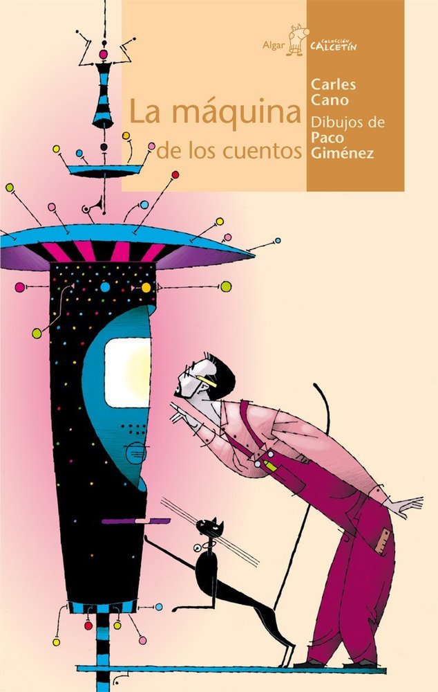 La máquina de los cuentos, de Carles Cano | portada del libro