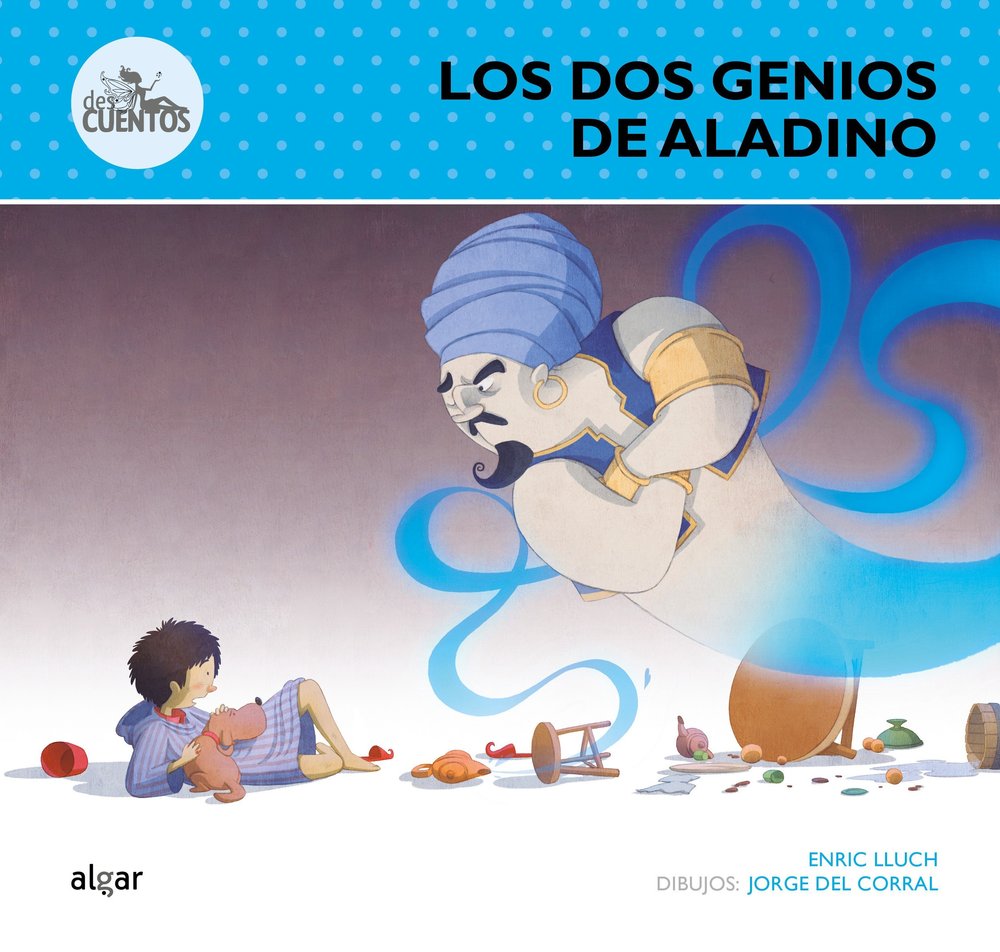 Los dos genios de Aladino, de Lluch Girbés | portada del libro