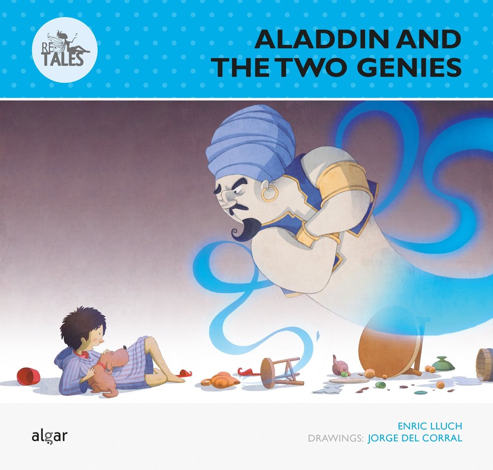 Aladdin and the Two Genies, de Lluch Girbés | portada del libro