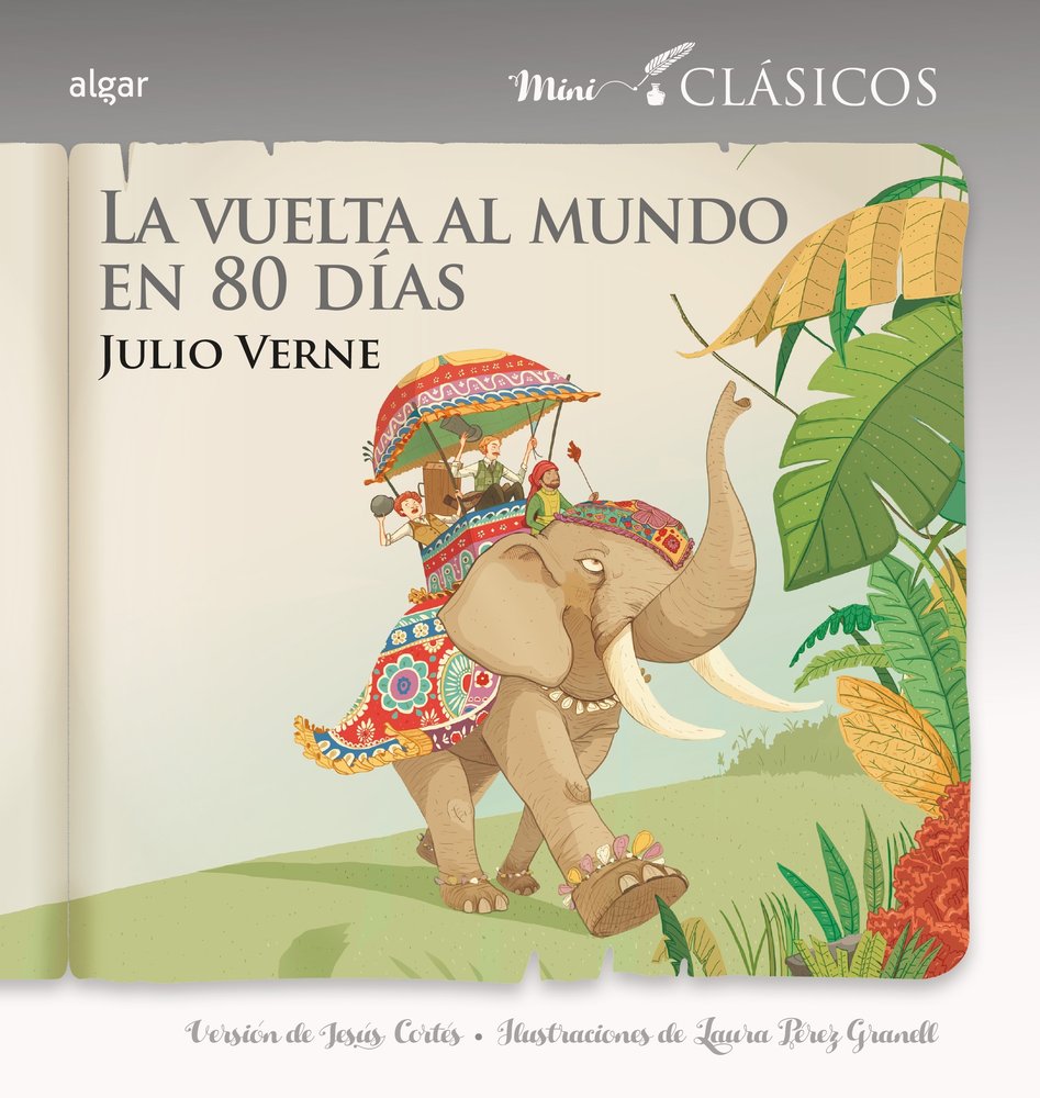 VUELTA AL MUNDO EN 80 DIAS, LA, de Verne | portada del libro