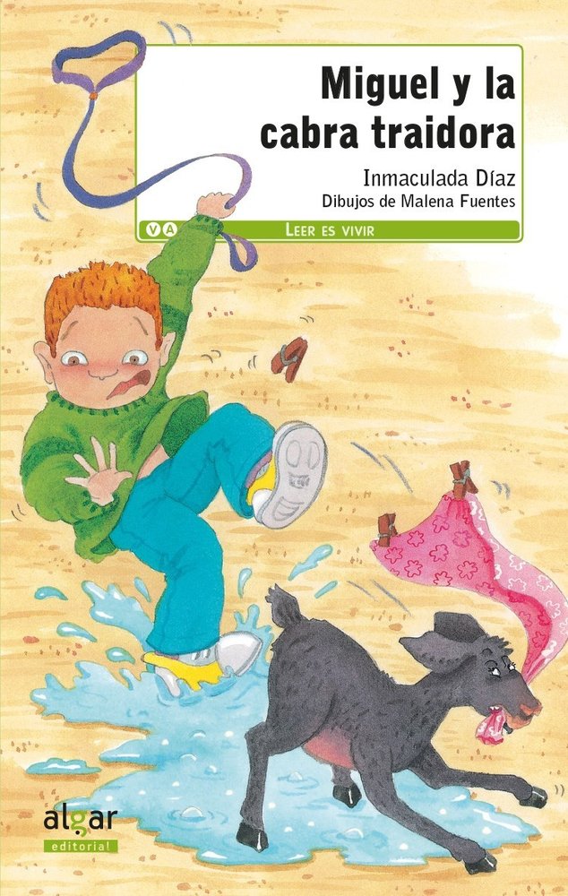 Miguel y la cabra traidora, de Inmaculada Díaz | portada del libro
