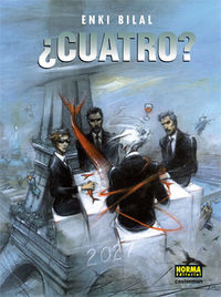 ¿CUATRO?, de Bilal, Enki | portada del libro