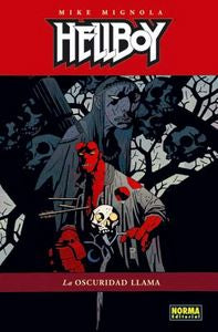 HELLBOY 11: LA OSCURIDAD LLAMA (Ed. Cartoné), de Mignola | portada del libro