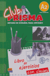 Club Prisma A2 - L. ejercicios + Claves, de Romero Fernández | portada del libro