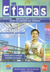 Etapa 6. Agenda.com - Libro del alumno, de Eusebio Hermira, Sonia | portada del libro