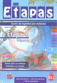 Etapa 7. Géneros -Libro del alumno, de Eusebio Hermira, Sonia | portada del libro