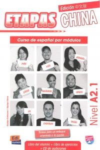 Etapas. Edición China. Nivel A2.1 Alumno, de Entinema | portada del libro