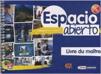 Espacio Abierto A2/B1 - Livre du maître, de Isa de los Santos | portada del libro