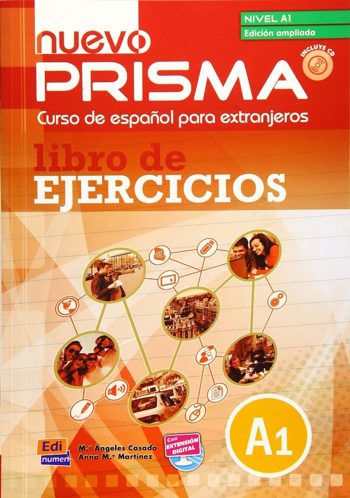 nuevo Prisma A1 - Lib.ejerc.+CD ampliado, de Rúiz Martínez | portada del libro